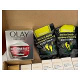 OLAY Regenerist Micro-Sculpting Cream & Biossance Squalane & Serums Silicone Scar Sheets