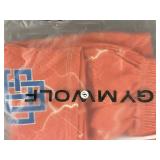 Gymwolf Graphic Orange Shorts - Small
