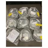 9 Coiled Metal Conduits in Bags. Hardware Kit Inside