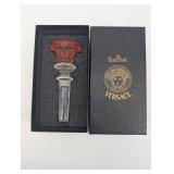 Rosenthal Versace Decanter Stopper With Bust Head - Lead Crystal