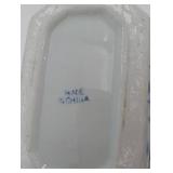 Blue and White Chinese Porcelain Hexagonal Planters - 2-Piece Set - Made in China