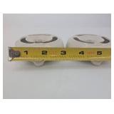 F&R Austria Porcelain Decorative Holders - Set of 2 - Made in Austria