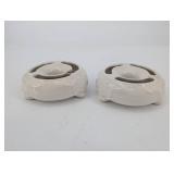 F&R Austria Porcelain Decorative Holders - Set of 2 - Made in Austria