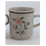Mugs - Floral Pattern Japanese Ceramic - 2-Pack