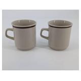 Mugs - Floral Pattern Japanese Ceramic - 2-Pack