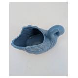 Swan Shaped Ceramic Vase Planter With Feather Detail