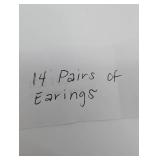 Assorted Earrings (Lot of 14)