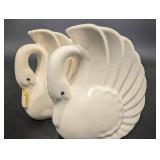 Shell-Shaped Ceramic Napkin Holders - Pair