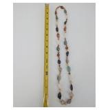 Beaded Stone And Agot Necklaces - Mixed Gemstone Beads