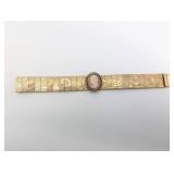 Vintage Cameo Pendant & Bracelet Set (Lot of 2)