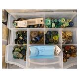 Assorted Buttons Collection - Plastic, Shell, Metal & More