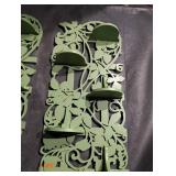 Pair of Wood Ivy Scroll Plant Stands (Lot of 2)