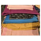 Assorted Cotton Fabrics Lot - Floral, Plaid & Solid Bundles