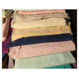 Assorted Cotton Fabrics Lot - Floral, Plaid & Solid Bundles