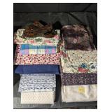 Assorted Floral, Paisley & Checks Cotton Fabric Bundles - Quilting Textiles