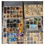 Assorted Buttons Collection - Plastic, Shell, Metal & More
