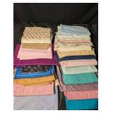 Assorted Cotton Fabrics Lot - Floral, Plaid & Solid Bundles