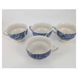 Liberty Blue Historic Colonial Scenes Teacups & Plates - Made in England