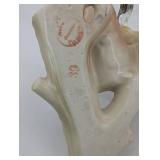lot of 2-1930s Czechoslovakia Ceramic Bird on bird house wall pockets