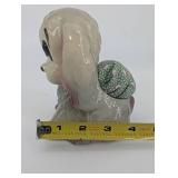 Assorted Ceramic Animal Figurine planters - Deer Fawn with Planter, Dog & Duck planters