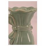 Vintage Lacava Swan Vase & Bud Vase Set (3-Piece Ceramic)