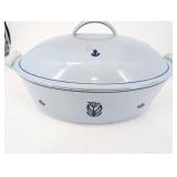 DRU 35 Covered Tureen with Floral Motifs - Vintage Ceramic