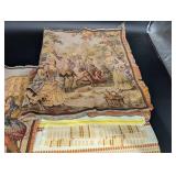 Assorted Vintage Tapestry Panels & Patchwork Quilts - Wall Hangings & Textile Fragments