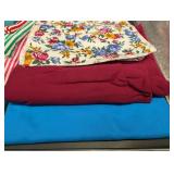 Assorted Fabric Bundle - Floral Print, Stripes & Solids (Cotton Textiles)
