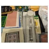 Fiskars Rotary Cutter Kit, Clover Needle Threader & Assorted Quilt Fabrics, Patterns & Notions