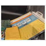 Fiskars Rotary Cutter Kit, Clover Needle Threader & Assorted Quilt Fabrics, Patterns & Notions