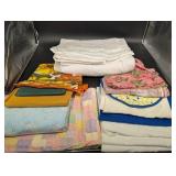 Assorted Quilting Fabrics, Sheets & Linens
