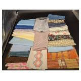 Assorted Vintage Fabrics - Floral, Stripes & Checks (Made in Czechoslovakia)