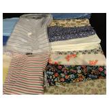 Assorted Vintage Fabrics - Floral, Stripes & Checks (Made in Czechoslovakia)