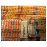 Assorted Vintage Fabrics - Floral, Stripes & Checks (Made in Czechoslovakia)