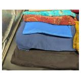 Assorted Fabrics - Mixed Textiles with Plaid, Floral, Paisley and Star Print Bundles