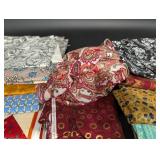 Assorted Patchwork Fabric Remnants - Quilt Prints Bundle for Sewing & Crafting