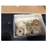 Assorted Crochet Thread, Lace & Ribbon Spools - Doilies & Trim Craft
