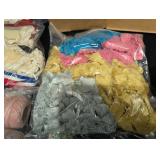 Assorted Crochet Thread, Lace & Ribbon Spools - Doilies & Trim Craft