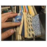 Assorted Sewing Notions & Craft Supplies - Zippers, Thread, Ribbon, Buttons & Patterns