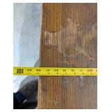 Vintage Oak Desk - Small Drawer & Open Shelf - 30in H x 40in W