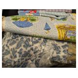 Assorted Cotton Fabric Bundles - Florals, Stripes, Solids