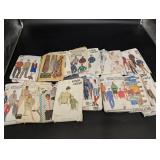 Vintage Sewing Patterns Lot - Simplicity, Kwik Sew, Butterick & McCall