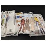 Kwik-Sew & Simplicity Sewing Pattern Lot - Assorted Vintage Patterns