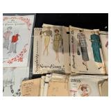 Vintage Sewing Patterns Lot - Simplicity, Sew-Easy, Hollywood Pattern Co., and Doering Designs