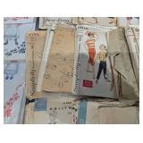 Vintage Sewing Patterns Lot - Simplicity, Sew-Easy, Hollywood Pattern Co., and Doering Designs