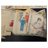 Vintage Sewing Patterns Lot - Simplicity, Sew-Easy, Hollywood Pattern Co., and Doering Designs