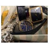 Assorted Vintage Watches & Jewelry Collection - Watches, Bracelets, Pearls