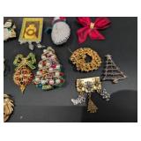Jewelry Box - Costume Jewelry & Christmas Pins