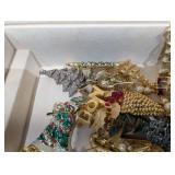 Jewelry Box - Costume Jewelry & Christmas Pins