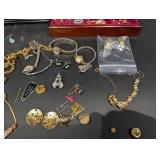 Assorted Vintage Jewelry Lot - Sterling Rings, Bracelets, Necklaces & Earrings in Velvet Boxes